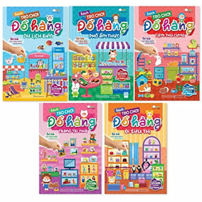 Combo Sách Trò Chơi Đồ Hàng (5 Cuốn) - Hơn 1000 Stickers