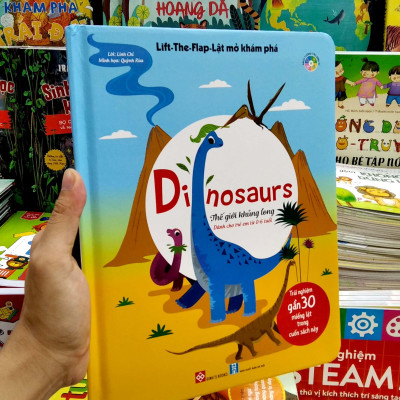 Sách Lift The Flap - Lật Mở Khám Phá - Thế Giới Khủng Long