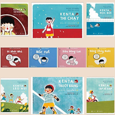 Combo 10 Cuốn Ehon Nhật Bản: Chơi Thể Thao Cùng Kenta Nào + Taku - Cậu Bé Mộng Mơ (Truyện Tranh Ehon Bán Chạy Nhất Trong Tháng)