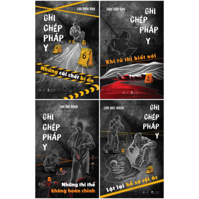 Sách - Combo Sách Ghi Chép Pháp Y (Bộ 4 Cuốn)