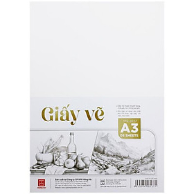 Bộ 10 Tờ Giấy Vẽ A3 300gsm - Hồng Hà 8137