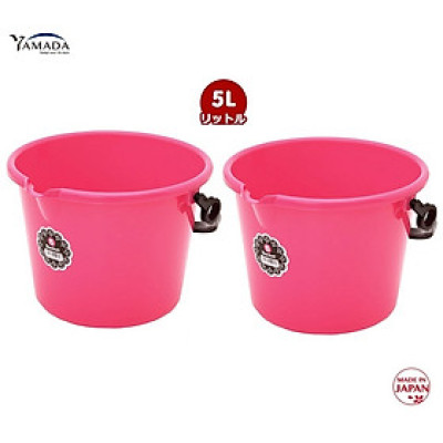 Combo 02 Xô nhựa Nhật Bản thế hệ mới chính hãng Yamada hàng Made in Japan