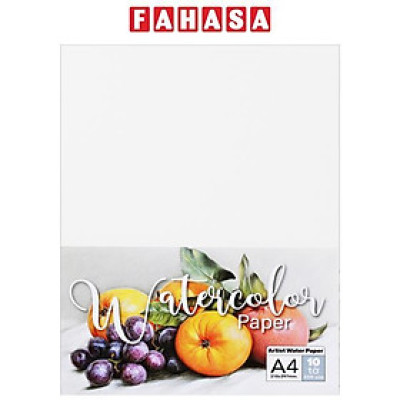 Giấy Vẽ Mỹ Thuật A4 - Artist Water Paper 250gsm - The Sun (10 Tờ/Xấp)