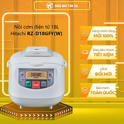 Nồi cơm điện Hitachi 1.8 lít RZ-D18GFY(W) - Hàng Chính Hãng - Chỉ Giao Hồ Chí Minh