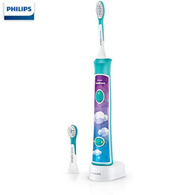 Bàn chải đánh răng điện trẻ em Philips HX6322/04-hàng chính hãng 