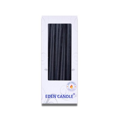 Hộp 6 nến thơm taper Eden Candle FTRAMART EDC2331 25 cm (Đen)