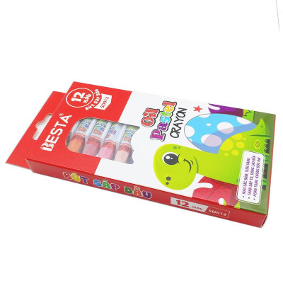 Hộp 12 Bút Màu Sáp Dầu - Besta SD012