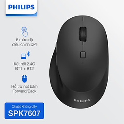 Chuột bluetooth Philips SPK7607 - Hàng chính hãng