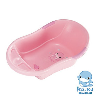 THAU TẮM CHO BÉ KUKU - KU1044 ( KÍCH THƯỚC 80 x 55 x 31 CM ) MÀU HỒNG