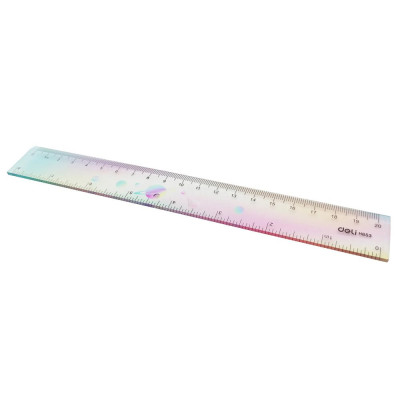 Thước Kẻ Màu Cực Quang 20 cm - Deli EH653
