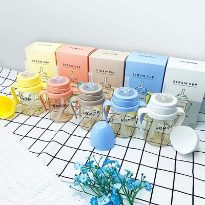 Bình nước đa năng UBMOM nhựa PPSU 200ml