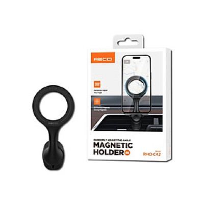 Đế giữ điện thoại nam châm dùng trên xe ô tô RECCI RHO-C42 Hàng chính hãng