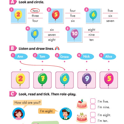 Bài tập Bổ trợ Tiếng Anh 2 i-Learn Smart Start 