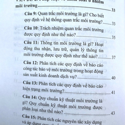 Hướng Dẫn Ôn Tập Luật Môi Trường