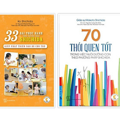 Sách - Combo 33 Bài Thực Hành Theo PP Shichida + 70 Thói Quen Tốt Trong Việc Nuôi Dưỡng Con Theo PP Shichida - FirstNews