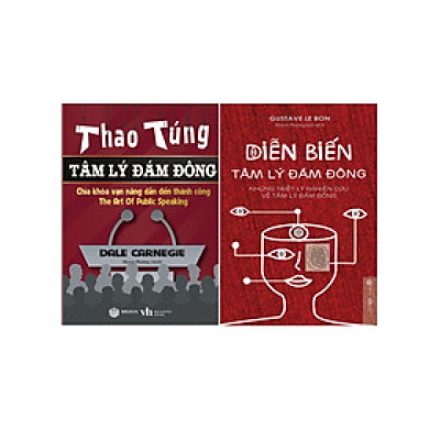 Combo Thao Túng Tâm Lý Đám Đông + Diễn Biến Tâm Lý Đám Đông (Bộ 2 Cuốn) (SB)