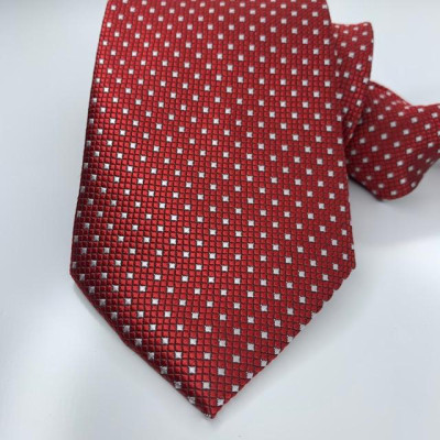 Combo Cavat nam 8cm bộ 56 cà vạt đỏ chấm trắng