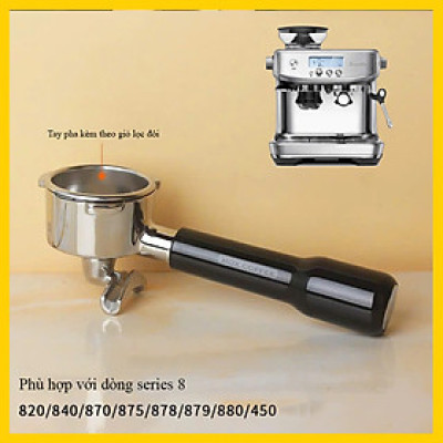 Tay pha Breville 54mm có đáy | Tương thích máy Breville 810, 840, 850, 870, 880