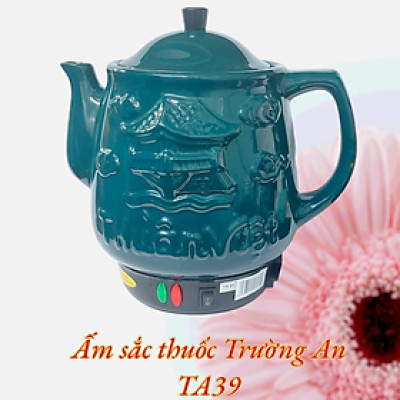 Ấm sắc thuốc Trường An TA39 Rêu - Gốm sứ cao cấp  - Điện gia dụng - Hàng chính hãng