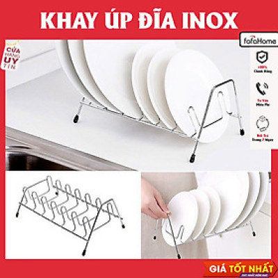 Giá Inox Úp Chén Đĩa Ráo Nước Nhà Bếp Không Lo Tróc Sơn Hạn Chế Diện Tích Gọn Gàng Có Quai Xách Tiện Lợi