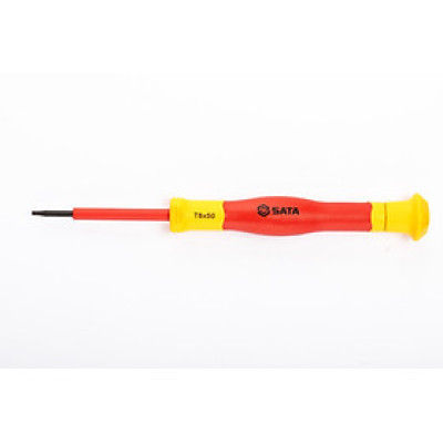 Tua vít nhỏ chính xác T15 * 50mm cách điện 1000V VDE SATA 63904