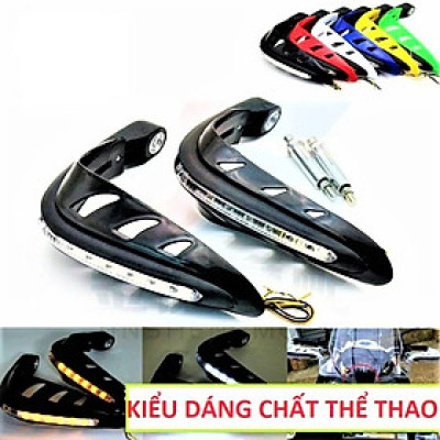 Gù Chống Đổ Có Đèn Thể Thao – Bảo Vệ Tay Thắng Xe Máy, Mẫu Mới Siêu Hot