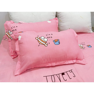 Vỏ Gối Nằm Cotton Poly kích thước 45x65cm, k xù lông k phai màu, màu sắc nét nhiều mẫu cực đẹp. 1 ĐÔI