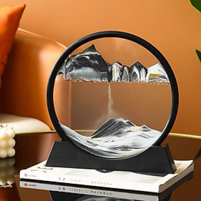 Tranh cát chảy 3D sáng tạo - Tranh cát giải nén để bàn Đếm ngược Trang Trí Nhà cửa - Quà lưu niệm - Henrysa