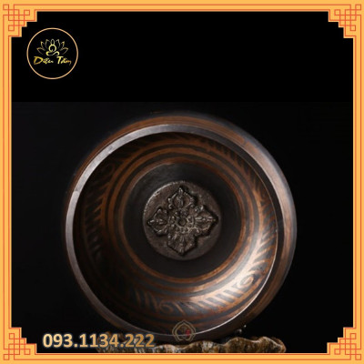 Chiếc bát xoay Tây Tạng mật tông 11.5cm