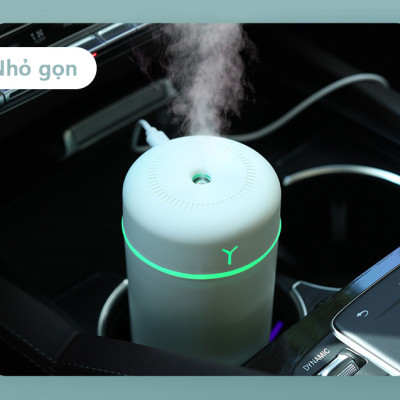 Máy Phun Sương Besti BTY01 Cao Cấp - Tạo Ẩm Không Khí Và Giữ Ẩm Da 420ml - Thiết Kế Nhỏ Gọn, Không Gây Tiếng Ồn - Máy Tạo Ẩm Không Gian Thư Giãn Tích Hợp Đèn Ngủ RGB Nhiều Màu Để Bàn Tiện Lợi, Có Chế Độ Tự Ngắt Khi Hết Nước - Hàng Chính Hãng