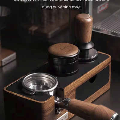 Feepie đế nén cà phê gỗ óc chó Nam Mỹ 