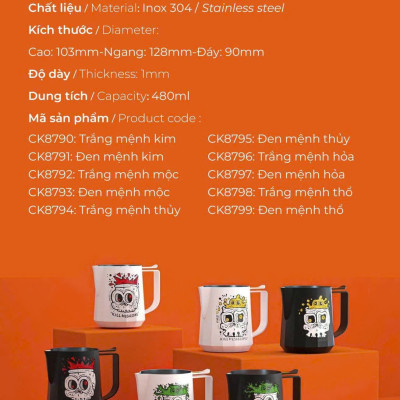 Ca đánh sữa Allround ngũ hành