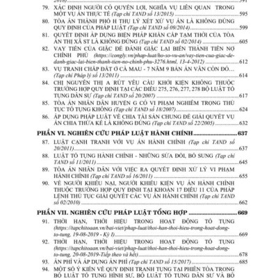 Tuyển tập 100 bài viết đăng trên Tạp chí chuyên ngành Luật của tác giả Đỗ Văn Chỉnh