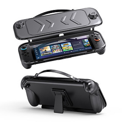 Bao Case Ốp TPU nắp bảo vệ có thể tháo rời có giá đỡ chống trượt bảo vệ 360 cho Nintendo Switch 2 - Hàng Chính Hãng