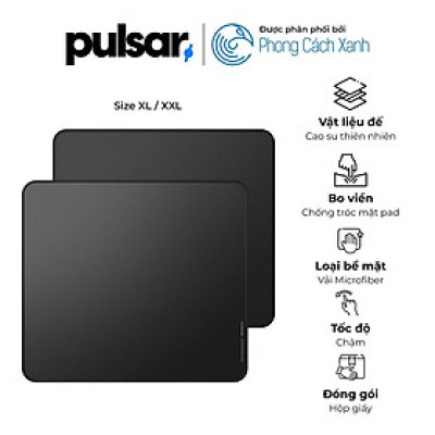 Lót chuột Pulsar ParaBrake V2 (Slow Speed) Black - XXL - Hàng chính hãng