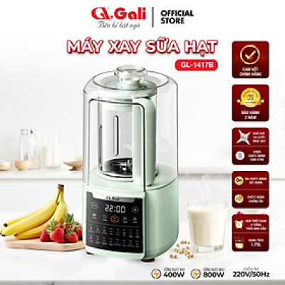 Máy làm sữa hạt Gali GL-1417A 1.75 lít đa chức năng nấu hẹn giờ. Hàng chính hãng chất lượng cao, bảo hành 24 tháng