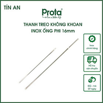 [CHÍNH HÃNG] Prota Thanh treo tường inox đa năng không cần khoan tường ống 16mm - Cam kết 1 đổi 1