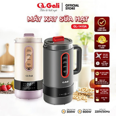 Máy làm sữa hạt đa năng Gali GL-1410A 1 lít 800w. Hàng nhập khẩu chính hãng, bảo hành 24 tháng