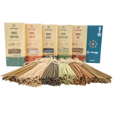 Hương nhang sạch Dương Minh nhang 20cm và 30cm 100% thành phần tự nhiên ít khói thơm dịu nhẹ không hóa chất