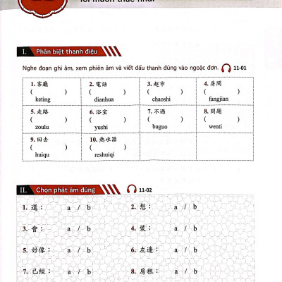 Sách - Giáo Trình Tiếng Hoa Đương Đại - Sách Bài Tập + Sách Tập Viết 1-3