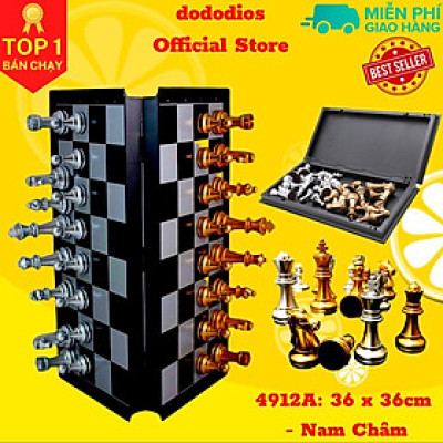 Cờ vua nam châm cao cấp - 36x36cm - Chính hãng dododios