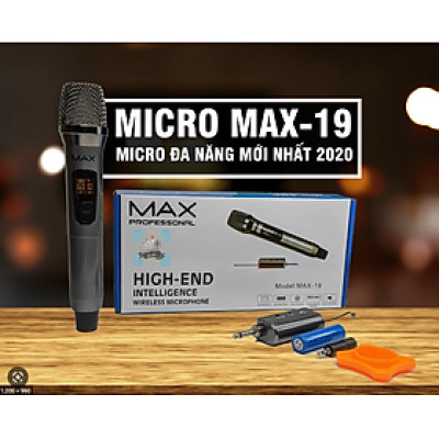 Bộ 2 Micro Blueotooth Karaoke ZANSONG V19 Hàng Chính Hãng