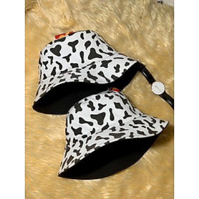 (NEW) Mũ vành, nón bucket bò sữa phối vải Kaki cực đẹp Form chuẩn thời trang nữ (Ảnh thật)