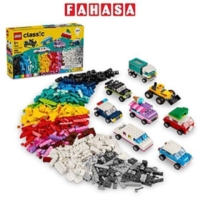 Đồ Chơi Lắp Ráp Bộ Gạch Chi Tiết Chủ Đề Phương Tiện Xe - Creative Vehicles - Lego Classic 11036 (900 Mảnh Ghép)
