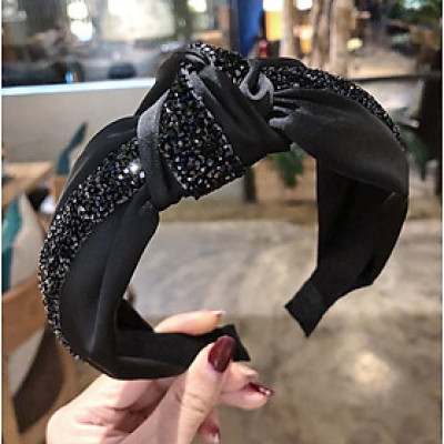 Bờm tóc phối kim sa lấp lánh sang trọng