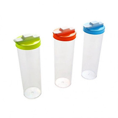 Combo Bình trữ nước trong tủ lạnh 1L và Cốc uống nước cao cấp Folio màu hồng nội địa Nhật Bản 