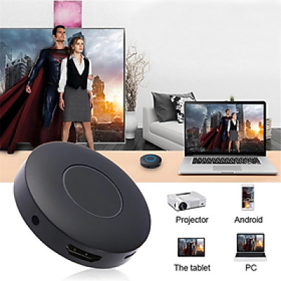 Thiết bị Dongle Wifi Q1 Truyền hình ảnh từ điện thoại lên tivi máy chiếu Hỗ trợ cả HDMI và Chuẩn AV cho Tivi - Dùng được cho hầu hết các dòng điện thoại smartphone... FullHD 1080P - Hàng Chính Hãng