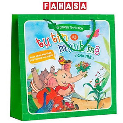 Sách - Bộ Sách Bồi Dưỡng Tính Cách Tự Tin Và Mạnh Mẽ Cho Trẻ - Hoàn Thiện Bản Thân, Yêu Thương Mọi Người (Túi 4 Cuốn)