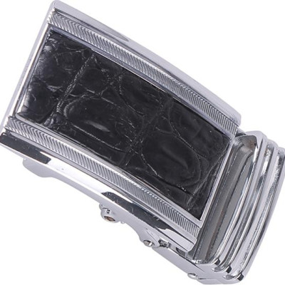 Đầu Khóa Da Cá Sấu 4 Phân Đầu Trắng Huy Hoàng HT9217 - Đen