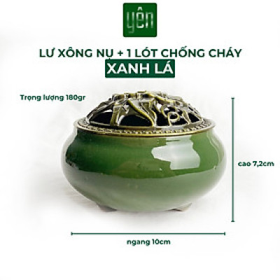 Lư Xông Nhang Nụ Thảo Mộc Bằng Sứ Cao 7cm Nhiều Màu Sắc Phong Thủy Trang Trí Bàn Thờ Dâng Hương